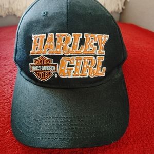 Women Harley-Davidson baseball cap with bling.